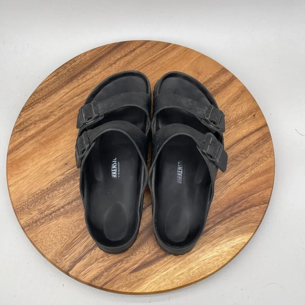 Birkenstock Arizona EVA Mens Size 11 / 44 Black Sandals Summer Beach Casual